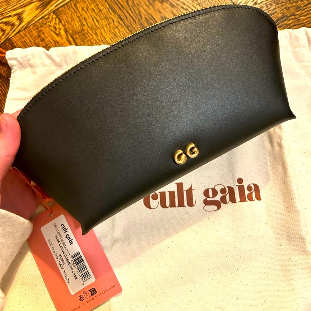 NWT Cult Gaia Alba Large Cosmetic Case